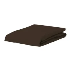 Essenza Organic Jersey Boxlagen B 90/100 x L 200/220 cm -Bomuldsjersey/elastan - Chocolate