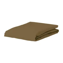 Essenza Organic Jersey Boxlagen B 140/160 x L 200/220 cm -Bomuldsjersey/elastan - Cafe Noir