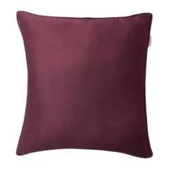 Essenza Orianna Pyntepude B 50 x L 50 cm - Bomuldssatin - Mauve wine