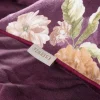 Essenza Orianna Sengetæppe B 150 x L 200 cm - Bomuldssatin - Mauve wine