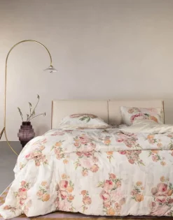 Essenza Orianna Sengetæppe B 220 x L 265 cm - Bomuldssatin - Vanilla