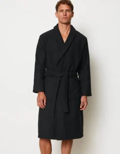 Essenza Premium Badekåbe L - Bomuld - Dark Navy