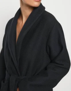 Essenza Premium Badekåbe XXL - Bomuld - Dark Navy