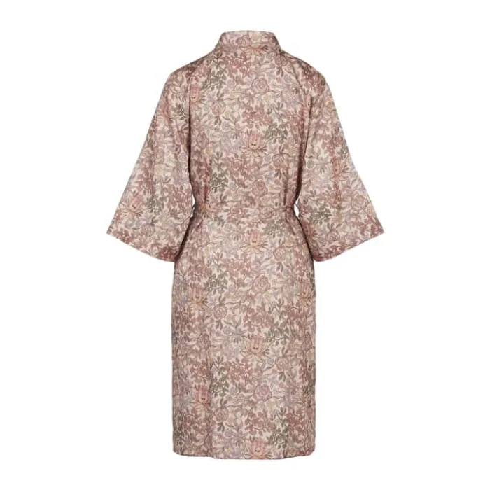 Essenza Sarai Ophelia Kimono S - Bomuldssatin - Darling Pink