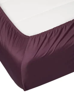 Essenza Satin Boxlagen B 140 x L 200 cm - Bomuldssatin - Marsala
