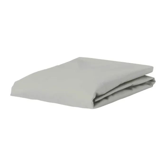 Essenza Satin Boxlagen B 140 x L 200 cm - Bomuldssatin - Sølvfarvet
