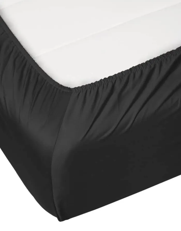 Essenza Satin Boxlagen B 180 x L 200 cm - Bomuldssatin - Antracit