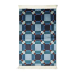 Essenza Teade Tæppe B 60 x L 90 cm - Polyester/bomuld - Nightblue