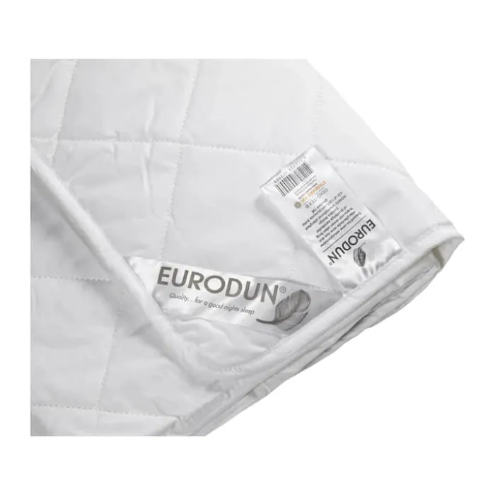 Eurodun Rullemadras B 180 x L 200 cm - Microfiber - Hvid