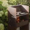 Eva Solo Firespot Grill H 89 x B 43 x L 37,5 cm - Corten stål/rustfrit stål - Rust