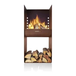 Eva Solo Firespot Grill H 89 x B 43 x L 37,5 cm - Corten stål/rustfrit stål - Rust