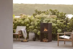 Eva Solo Firespot Grill H 89 x B 43 x L 37,5 cm - Corten stål/rustfrit stål - Rust