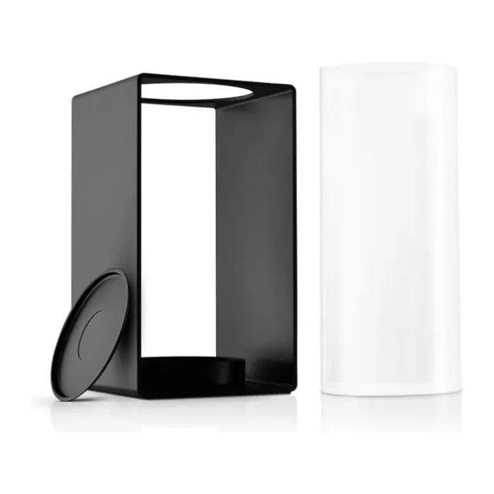 Eva Solo Glow Lanterne H 23,5 cm - Aluminium/glas - Black