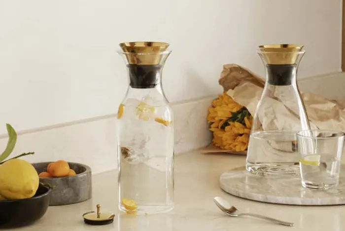 Eva Solo Karaffel 1 liter - Glas - Messing