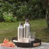 Eva Solo Liquid Lounge Termoflaske 1 liter - Genanvendt rustfrit stål/kunststof - Børstet stål
