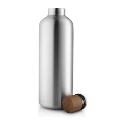 Eva Solo Liquid Lounge Termoflaske 1 liter - Genanvendt rustfrit stål/kunststof - Børstet stål