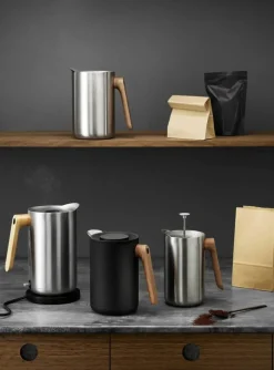 Eva Solo Nordic Kitchen Elkedel 1,5 liter - 100% drypfri - Stål/træ
