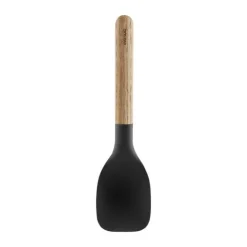Eva Solo Nordic Kitchen Grydeske Stor L 27 cm - Egetræ/silikone - Natur/sort