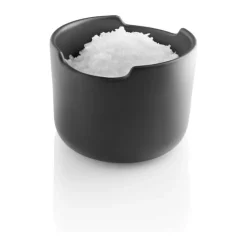 Eva Solo Nordic Kitchen Saltkar m. låg Ø 10,5 cm- Stentøj - Sort
