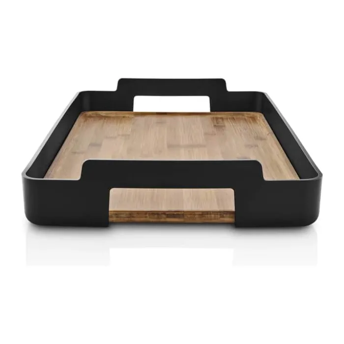 Eva Solo Nordic Kitchen Serveringsbakke H 6 x B 35 x L 50 cm - Karboniseret bambus/kunststof - Sort/natur