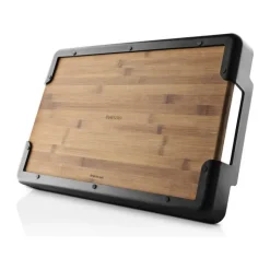Eva Solo Nordic Kitchen Serveringsbakke H 6 x B 35 x L 50 cm - Karboniseret bambus/kunststof - Sort/natur