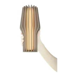 Eva Solo Radiant LED Lampe H 25 cm - Gummi/kunststof - Pearl Beige