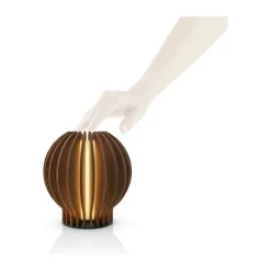 Eva Solo Radiant LED Lampe H 15 cm - Egetræ/kunststof - Smoked oak