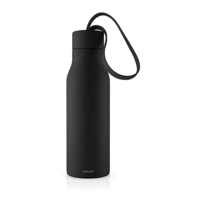 Eva Solo Re-Hydrate Termoflaske 0,5 liter - Genanvendt rustfrit stål/kunststof - Black