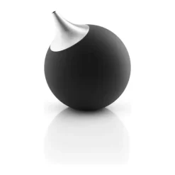 Eva Solo Sæbedispenser Ø 8 cm - Silikone/rustfrit stål - Sort