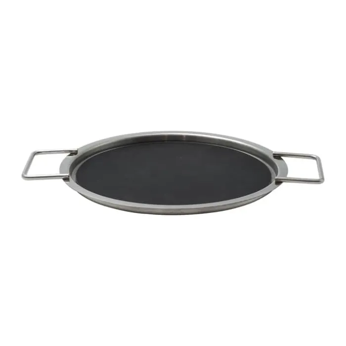 Eva Trio Hældelåg Ø 20 cm - 90% genanvendt rustfrit stål/silikone - Børstet stål