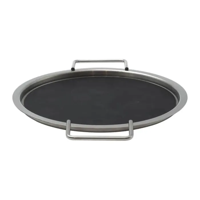 Eva Trio Hældelåg Ø 20 cm - 90% genanvendt rustfrit stål/silikone - Børstet stål