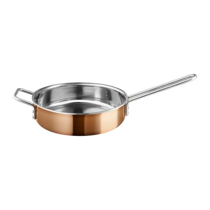Eva Trio Kobber Sauterpande Ø 24 cm - Kobber - Stål