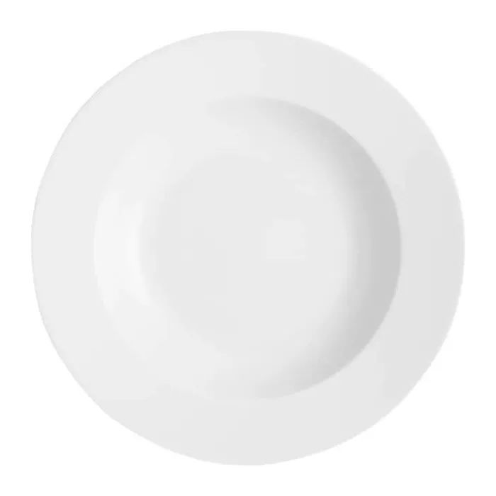 Eva Trio Legio Dyb Tallerken Ø 25 cm - Porcelæn - Hvid