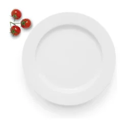 Eva Trio Legio Middagstallerken Ø 25 cm - Porcelæn - Hvid
