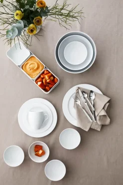 Eva Trio Legio Middagstallerken Ø 28 cm - Porcelæn - Hvid