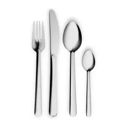 Eva Trio Legio Nova Bestiksæt - 16 dele 4 kuverter - Rustfrit stål - Blank