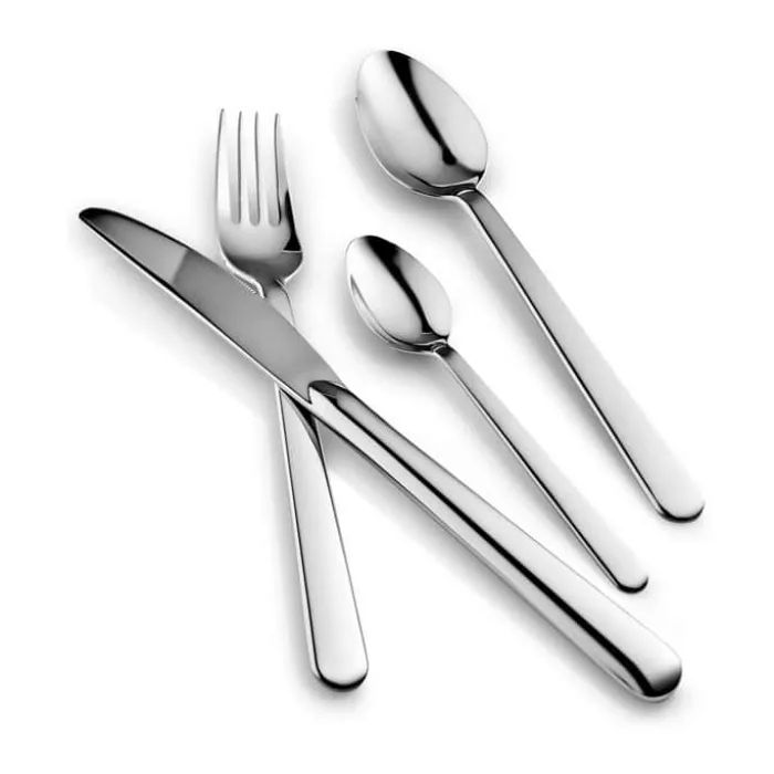 Eva Trio Legio Nova Bestiksæt - 16 dele 4 kuverter - Rustfrit stål - Blank