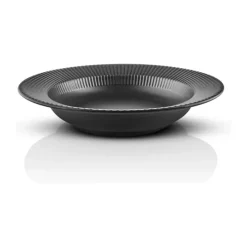 Eva Trio Legio Nova Dyb Tallerken Ø 22 cm - Stentøj - Sort