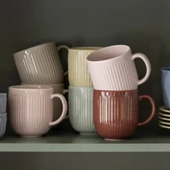 Eva Trio Legio Nova Palette Krus - 2 stk. 38 cl - Porcelæn - Lyserød