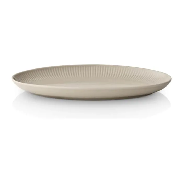 Eva Trio Legio Nova Palette Oval Tallerken B 16,5 x L 24,5 cm - Porcelæn - Beige