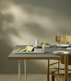 Eva Trio Legio Nova Serveringsfad B 12 x L 24 cm - Porcelæn - Hvid