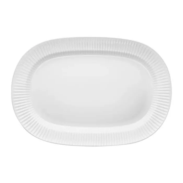 Eva Trio Legio Nova Serveringsfad B 28 x L 42 cm - Porcelæn - Hvid