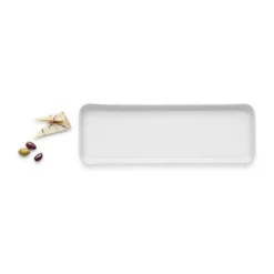 Eva Trio Legio Nova Serveringsfad B 13 x L 37 cm - Porcelæn - Hvid