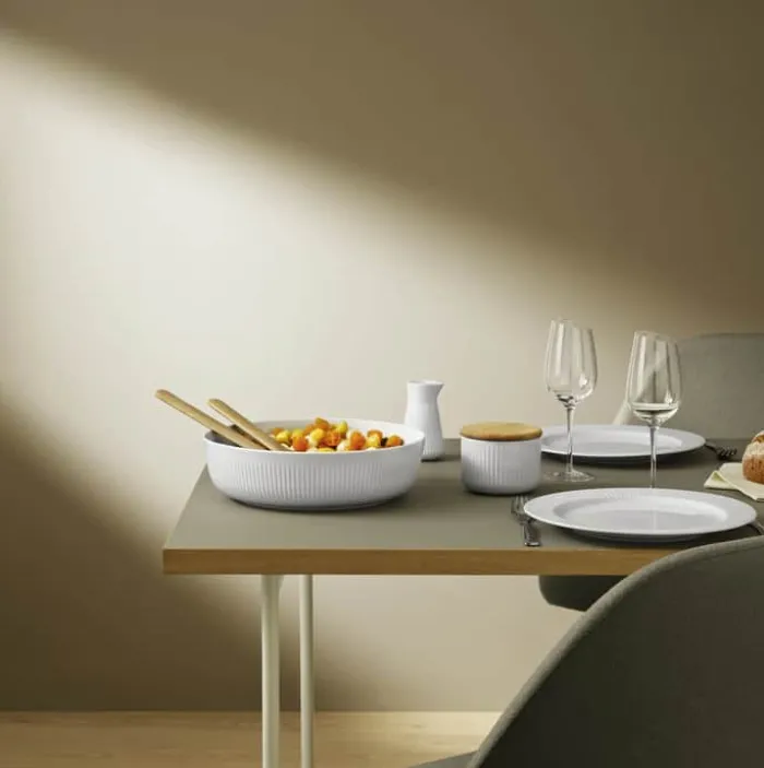 Eva Trio Legio Nova Skål Ø 28,8 cm - Porcelæn - Hvid