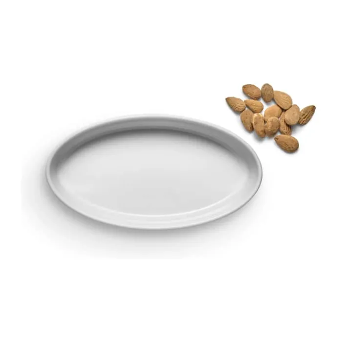 Eva Trio Legio Nova Skål H 3 x B 18 x L 10 cm - Porcelæn - Hvid
