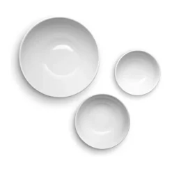 Eva Trio Legio Nova Skålsæt - 3 dele 0,2/0,3/1 liter - Porcelæn - Hvid