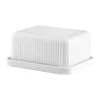 Eva Trio Legio Nova Smørboks H 6 x B 8 x L 11 cm - Porcelæn - Hvid