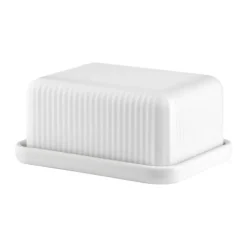 Eva Trio Legio Nova Smørboks H 6 x B 8 x L 11 cm - Porcelæn - Hvid
