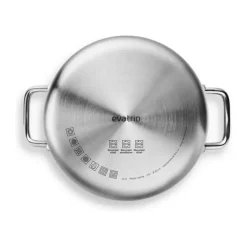 Eva Trio Multi Mosaic Gryde 3,6 liter - Rustfrit stål/aluminium - Mat stål
