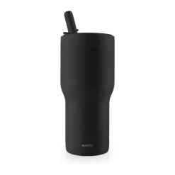 Eva Trio Sip'n'Go Tumbler 0,6 liter - Rustfrit stål/kunststof - Black